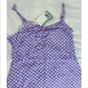 H&M | Dresses | Hm Flowy Dress Light Purple Lilac Size Small New With Tags  | Poshmark